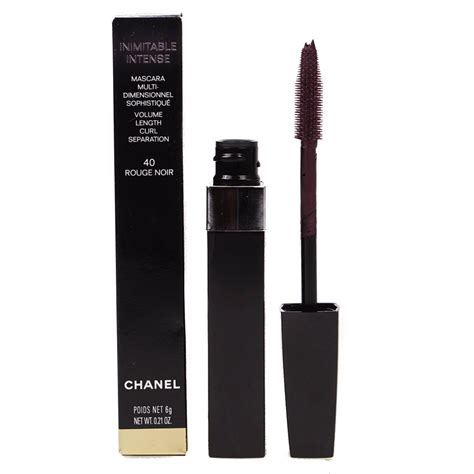 chanel inimitable intense rouge noir|chanel intense definition curl mascara.